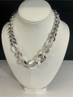 Swarovski white Rhodium plated Montaigne Necklace